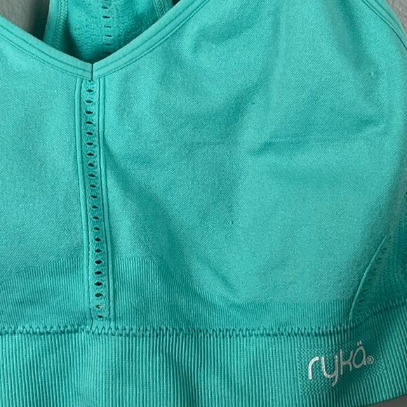 Ryka Teal Racerback Bra Size Medium - Picture 3 of 6